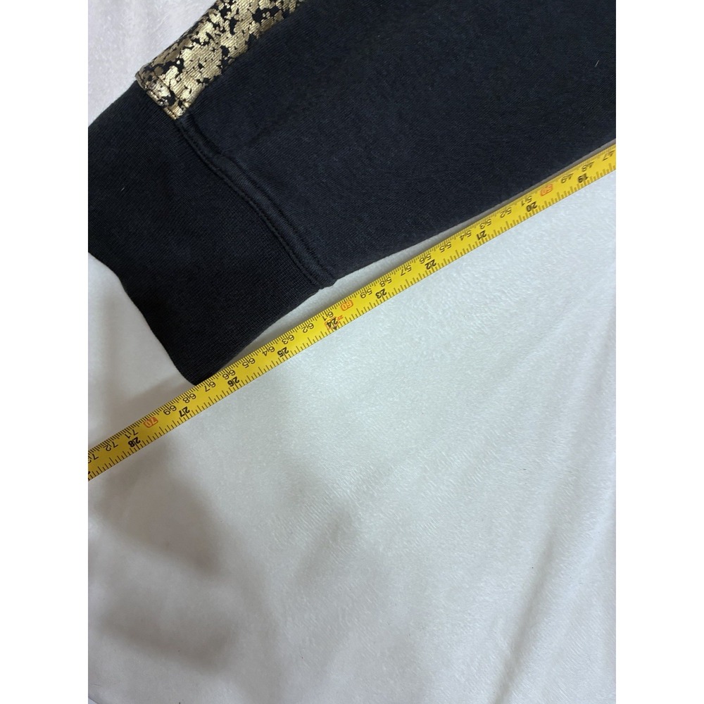 Nike Black Rose Gold Metallic Splatter Joggers Womens Medium Activewear Pants - Picture 8 of 14